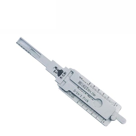 Original Lishi ORIGINAL LISHI: HU162 9-CUT W/SIDECUT AUDI VOLKSWAGEN 2-IN-1 PICK - IGNITION ONLY - ANTI GLARE OLS-HU162-SC9-AG